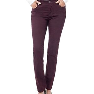 🔥Buffalo Women's Purple Hannah High Rise Burgundy Skinny Jeans Size 6/28